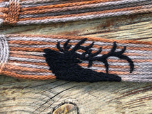 Load image into Gallery viewer, Elk or Bear Silhouette Mohair Breast Collar and Cinch