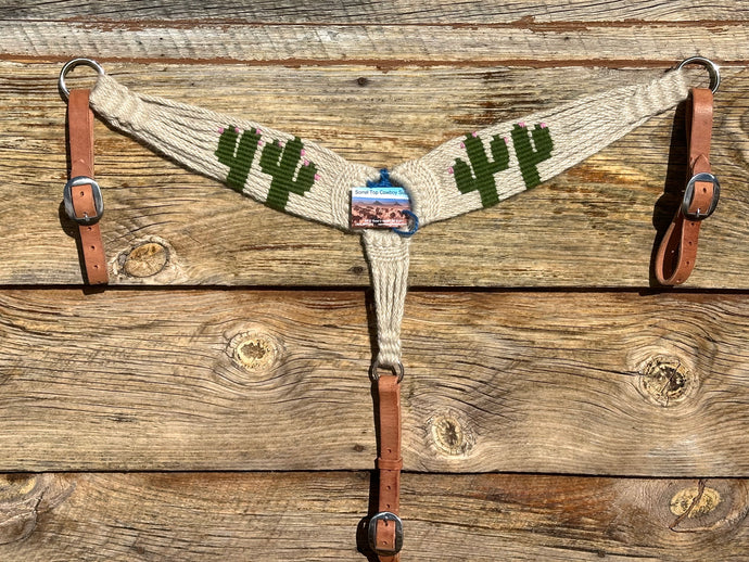 Cactus Mohair Breast Collar