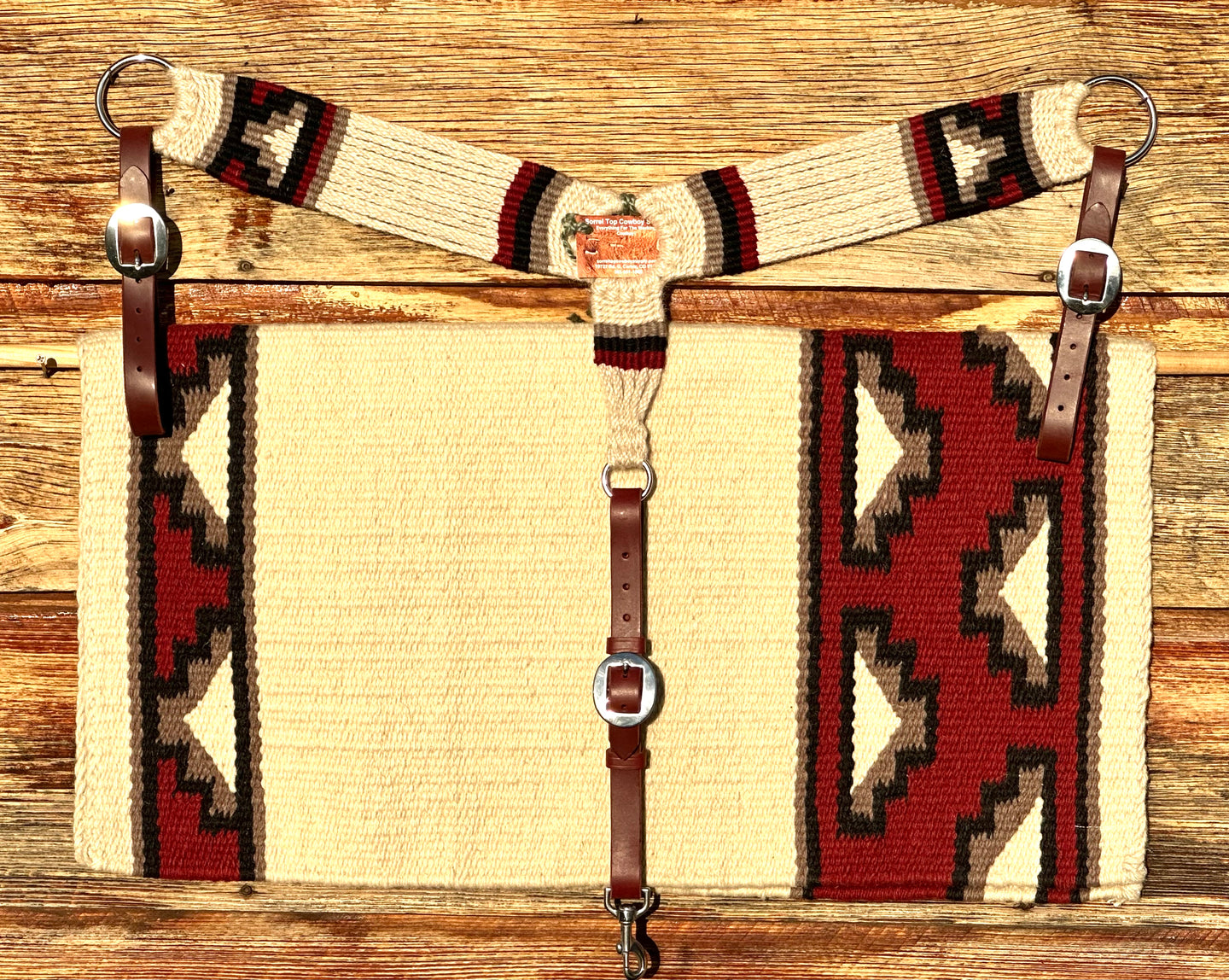 Natural Wool Blanket & Mohair Breast Collar