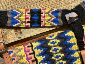 Colorful Wool Blanket & Mohair Breast Collar