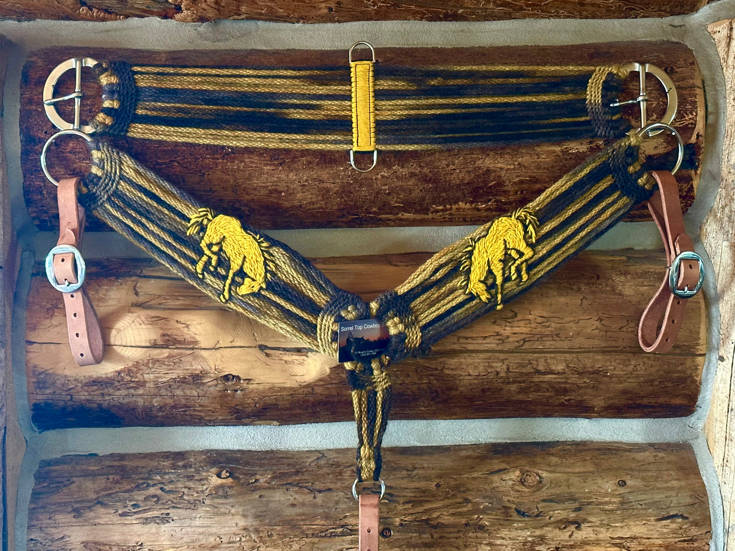 Custom Mohair Breast Collar & Cinch