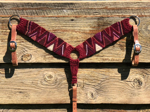 Wedge Weave Mohair Breast Collar
