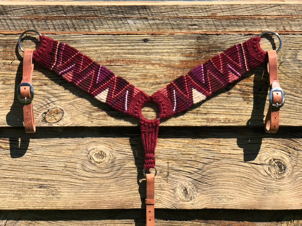 Wedge Weave Mohair Breast Collar