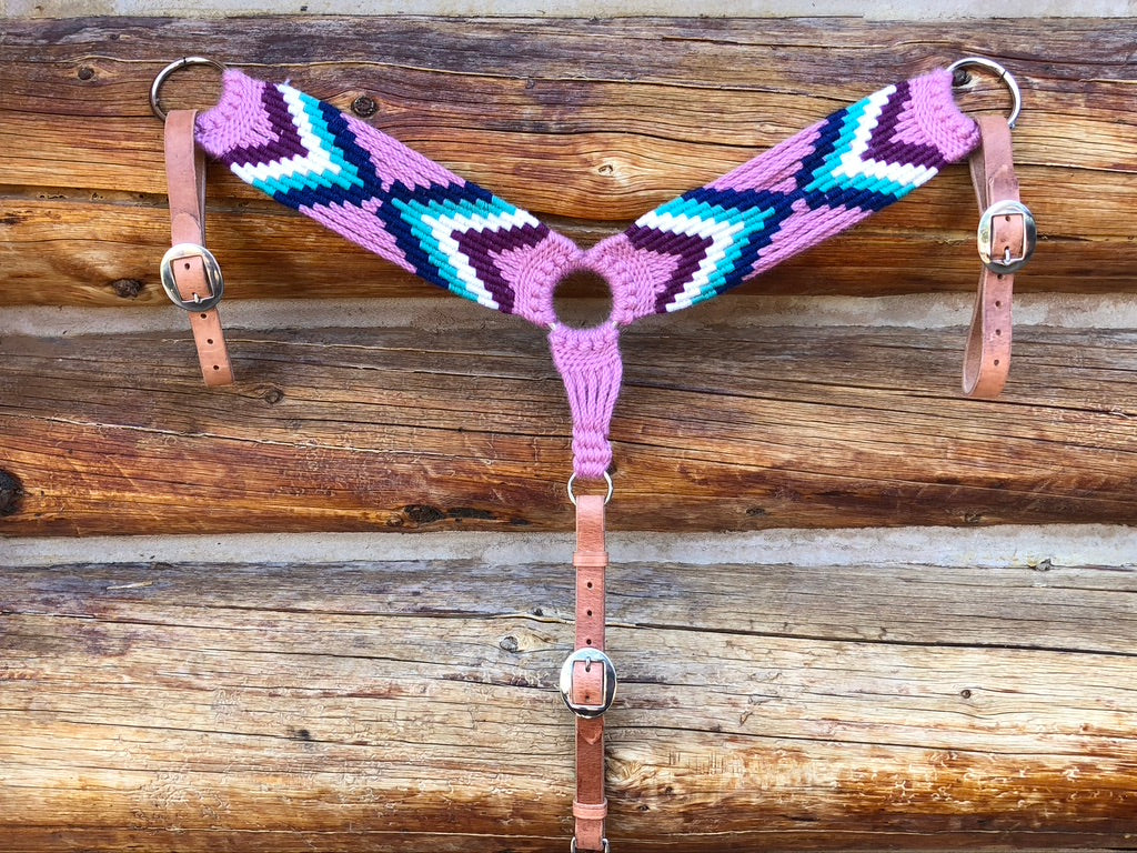 Kayla's Kaleidoscope Mohair Breast Collar