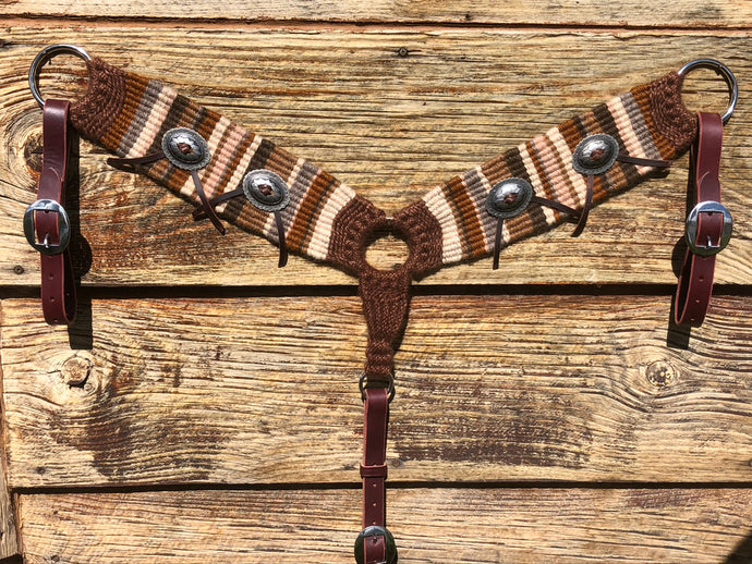 Natural Serape Mohair Breast Collar