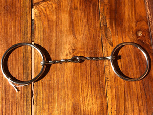 Twisted Wire Snaffle Bit