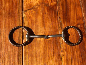 Silver Egg Butt Snaffle Bit