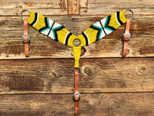 Load image into Gallery viewer, Yellow Mohair Breast Collar