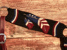 Load image into Gallery viewer, American Flag Feather Mohair Breast Collar