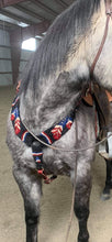 Load image into Gallery viewer, American Flag Feather Mohair Breast Collar