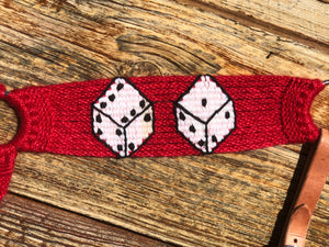 Lucky Dice Mohair Breast Collar
