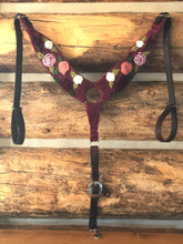 Load image into Gallery viewer, Run For The Roses Mohair Breast Collar