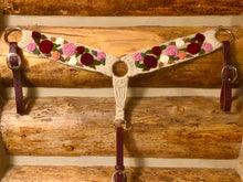 Load image into Gallery viewer, Run For The Roses Mohair Breast Collar