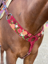 Load image into Gallery viewer, Run For The Roses Mohair Breast Collar