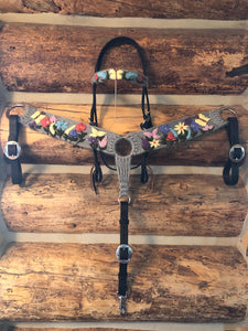 Custom/Matching Mohair Headstall