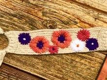 Load image into Gallery viewer, Pink Flower Mohair Breast Collar by