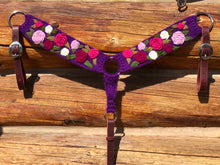 Load image into Gallery viewer, Run For The Roses Mohair Breast Collar