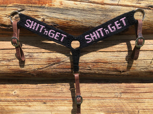 SHIT ‘n GET Mohair Breast Collar