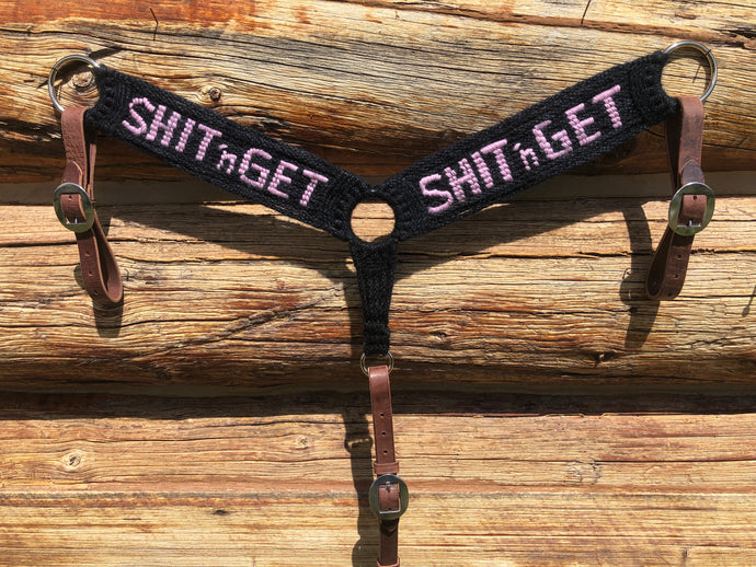 SHIT ‘n GET Mohair Breast Collar