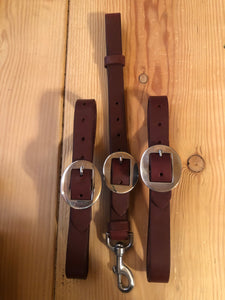 Leather Tugs and Centerpiece