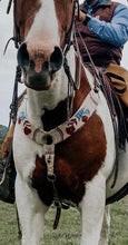 Load image into Gallery viewer, American Flag Feather Mohair Breast Collar