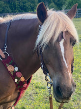 Load image into Gallery viewer, Run For The Roses Mohair Breast Collar