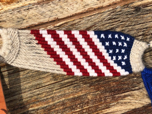 American Flag Mohair Breast Collar