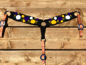 Run For The Roses Mohair Breast Collar