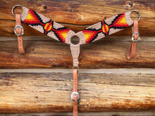 Load image into Gallery viewer, &quot;On Fire&quot; Mohair Breast Collar