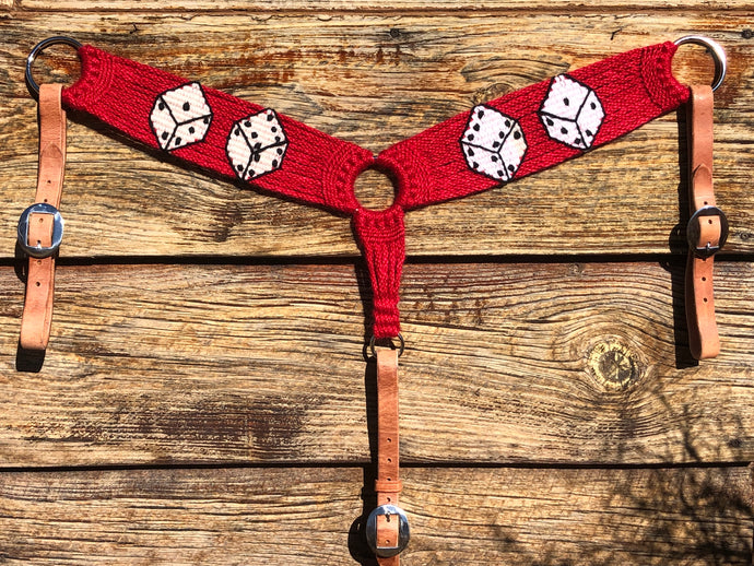 Lucky Dice Mohair Breast Collar