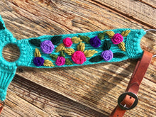 Load image into Gallery viewer, Run For The Roses Mohair Breast Collar