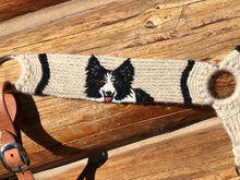 Load image into Gallery viewer, Custom Puppy Portrait Mohair Breast Collar