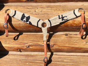 Custom Mohair Breast Collar