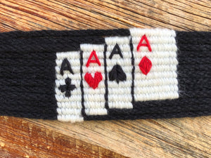 Card Suits Mohair Breast Collar